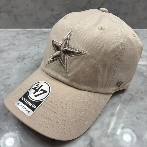 ‘47 Brand Clean Up Dallas Cowboys NFL Adjustable Strap Dad Hat - NEW - Picture 1 of 3